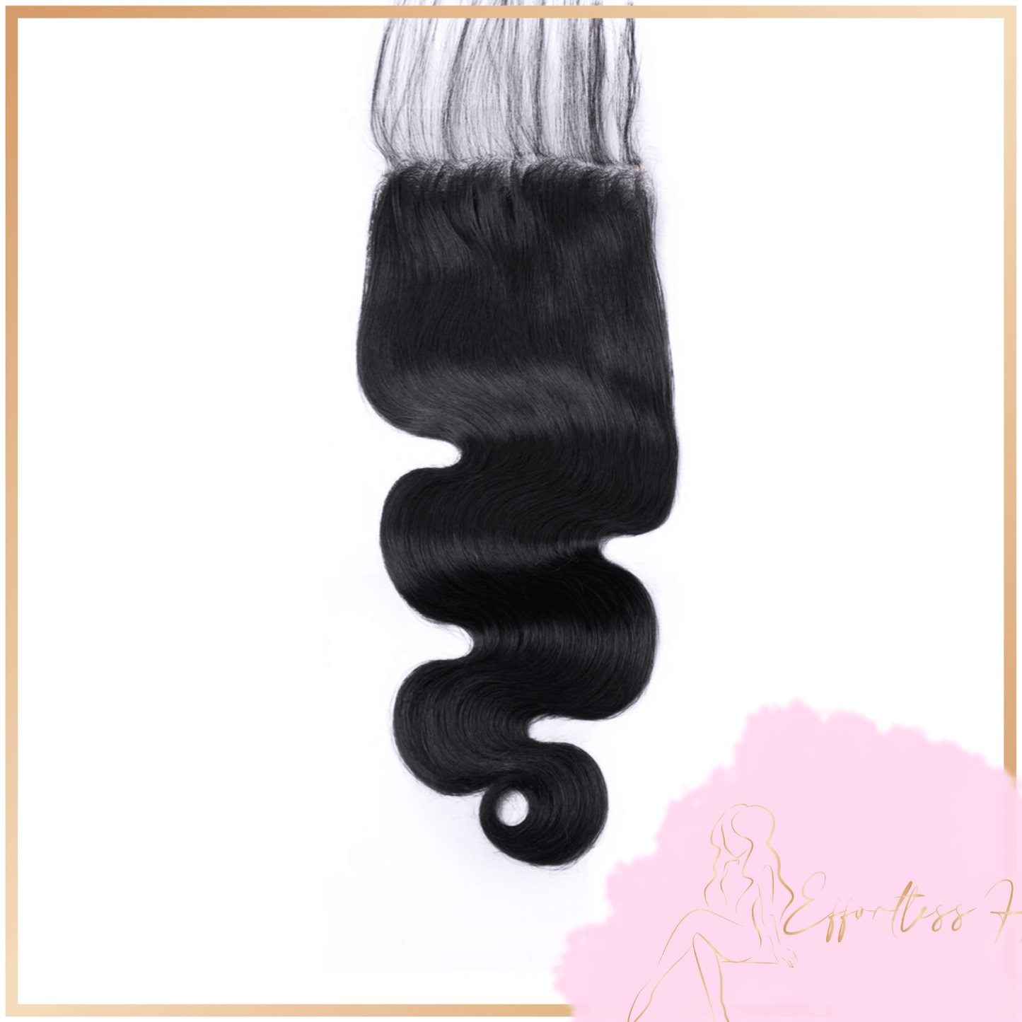 Raw Brazilian hair is perfect for colouring and styling. No tangling, no shedding, and long lasting. 5*5 lace with small knots.