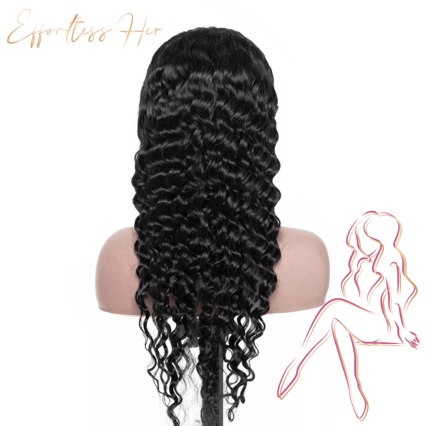 Raw Brazilian hair is perfect for colouring and styling. No tangling, no shedding, and long lasting. 5*5 lace with small knots. 180% density.