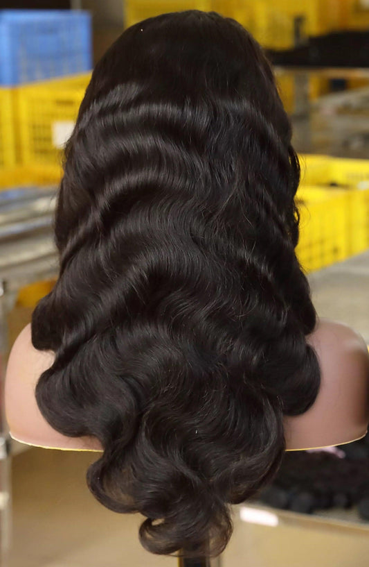 Silky, soft, cuticle aligned hair. 180% density.