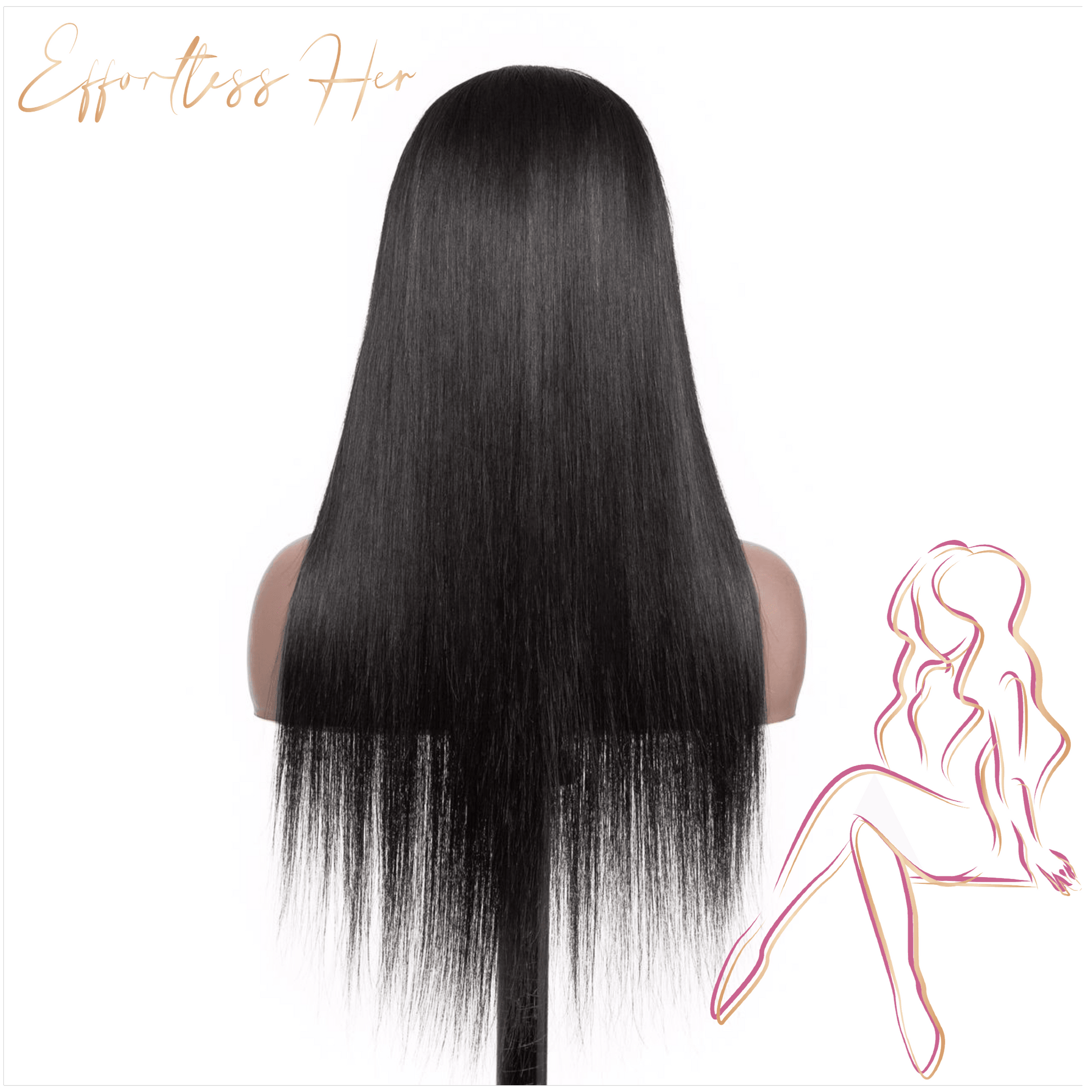 Raw unprocessed hair is perfect for colouring and styling. No tangling, no shedding, and long lasting. 5*5 lace closure with small knots. 180% density. 