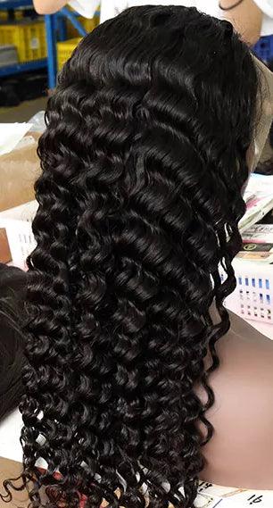 Silky, soft, cuticle aligned hair. 180% density.