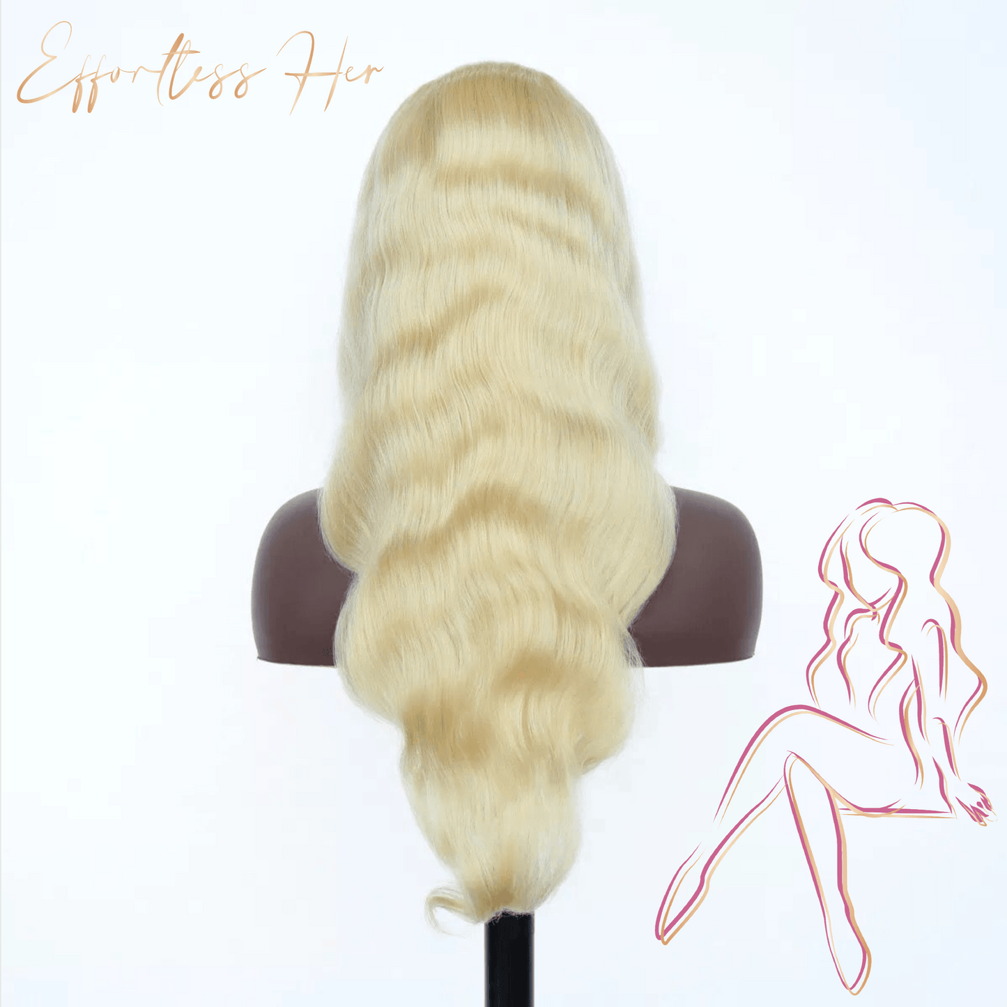 Raw unprocessed hair great for coloring and styling. No tangling, no shedding, and long lasting. 13*4 lace with small knots. 