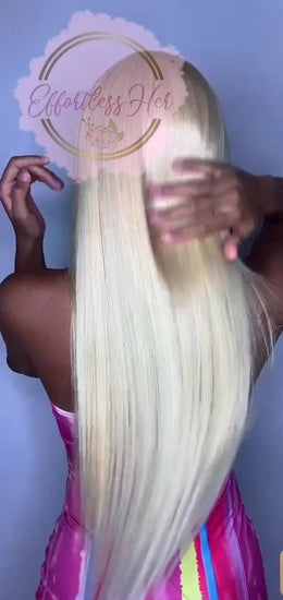 Raw unprocessed hair is perfect for colouring and styling. No tangling, no shedding, and long lasting. 13*4 lace with small knots. 