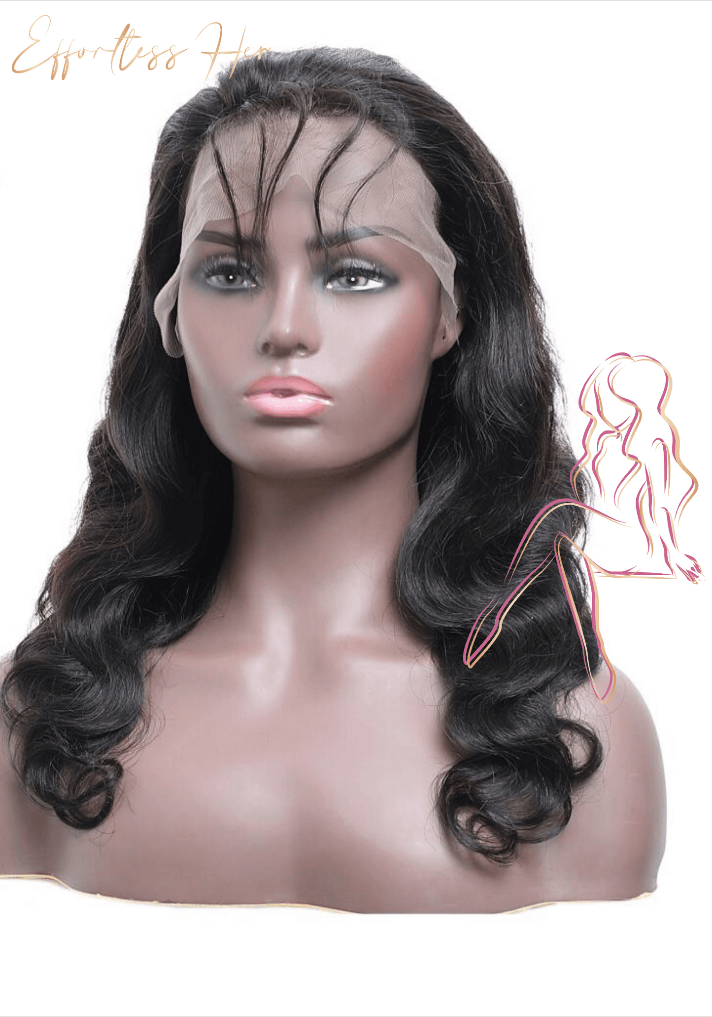 Raw 1B Brazilian hair is perfect for colouring and styling. No tangling, no shedding, and long lasting. 13*4 Hd lace frontal with small knots.