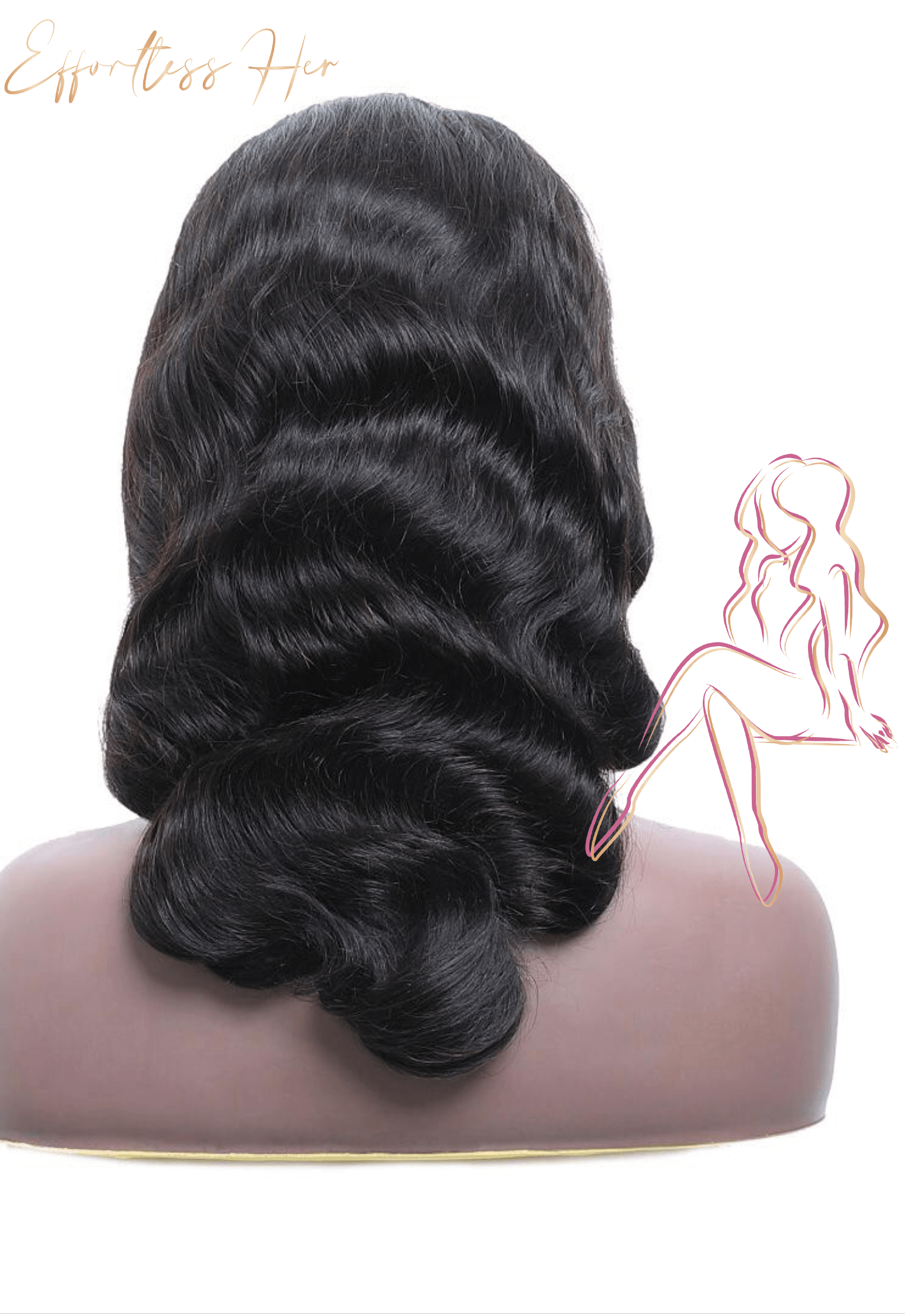 Raw 1B Brazilian hair is perfect for colouring and styling. No tangling, no shedding, and long lasting. 13*4 Hd lace frontal with small knots.