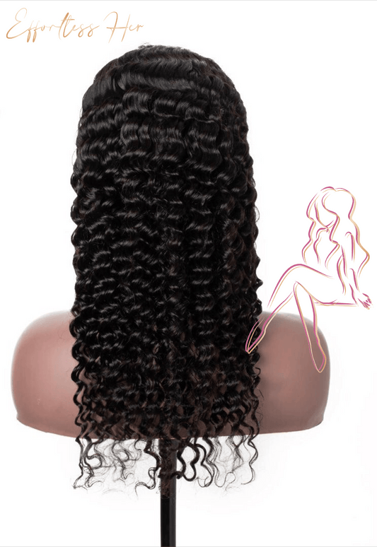 Raw 1B Brazilian hair is perfect for colouring and styling. No tangling, no shedding, and long lasting. 13*4 HD lace frontal with small knots.