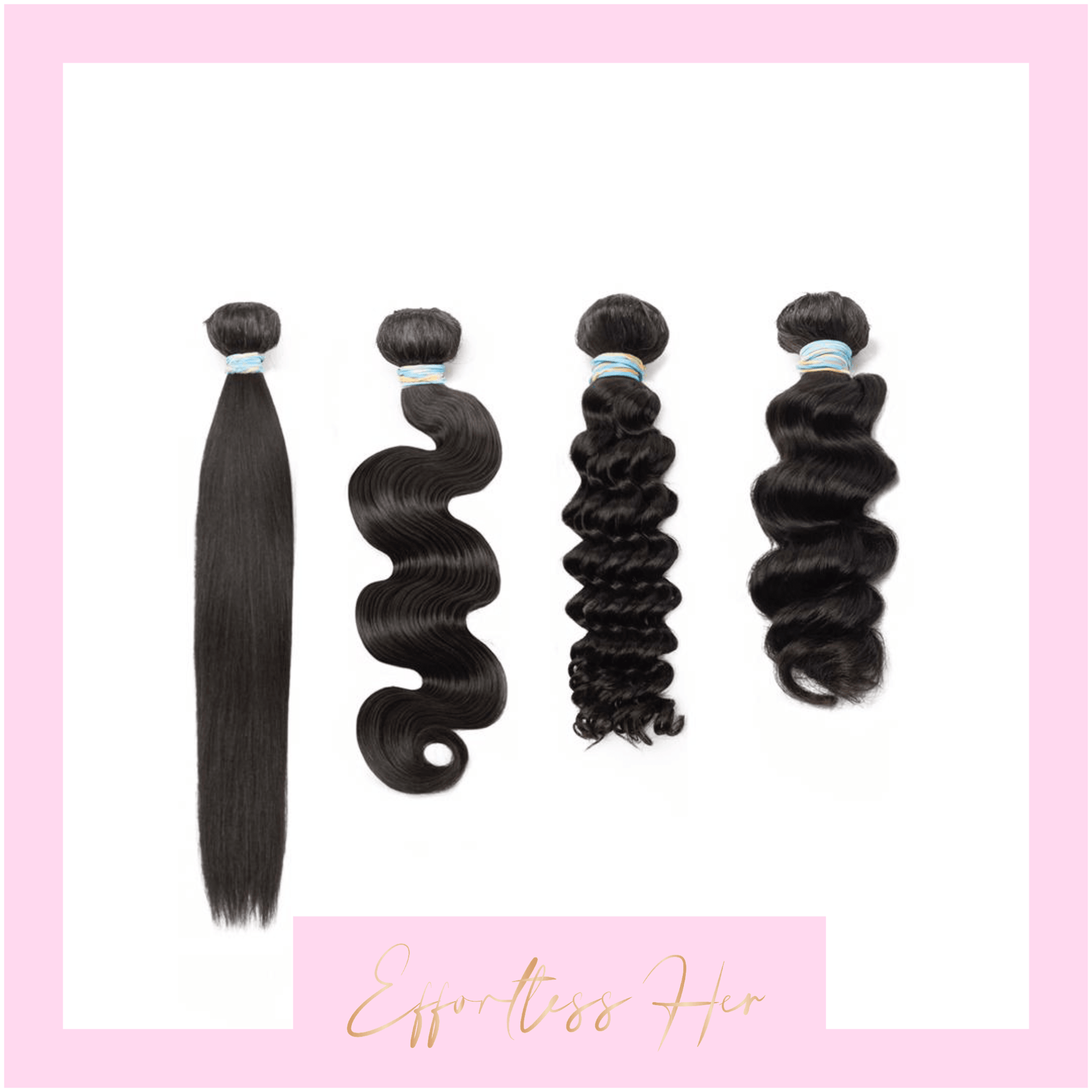 Raw unprocessed soft, thick, luxurious bundles. No tangling, no shedding, long lasting hair.