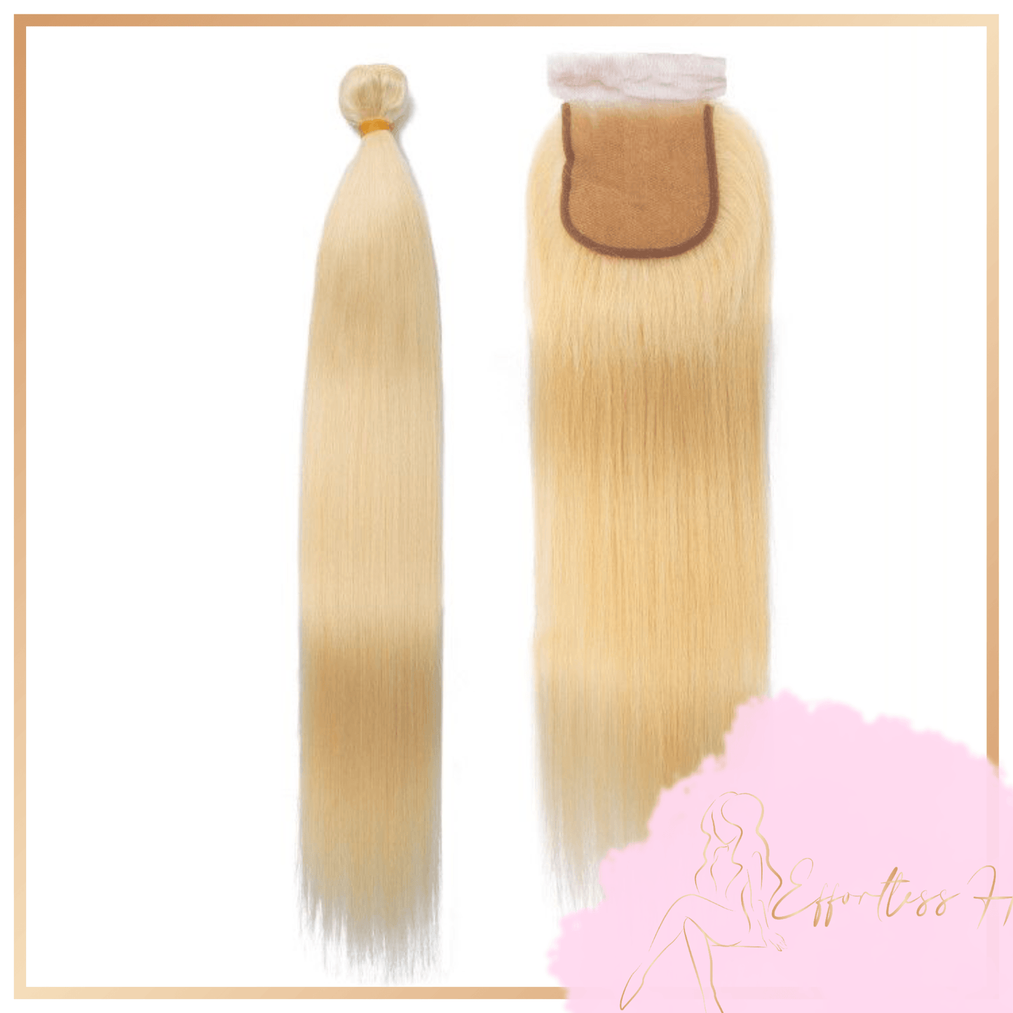 Soft, thick, luxurious, pre-plucked 5*5 closure.