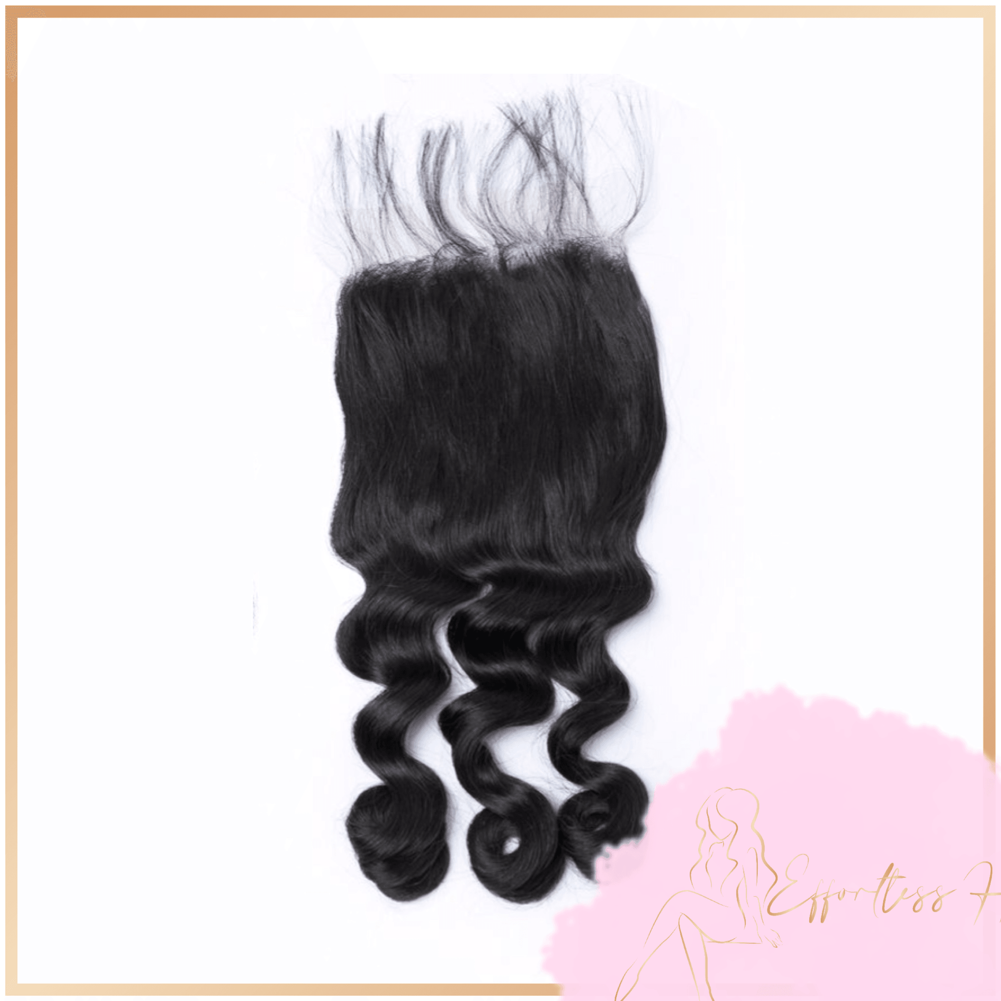 Raw Brazilian hair is perfect for colouring and styling. No tangling, no shedding, and long lasting. 5*5 lace with small knots.