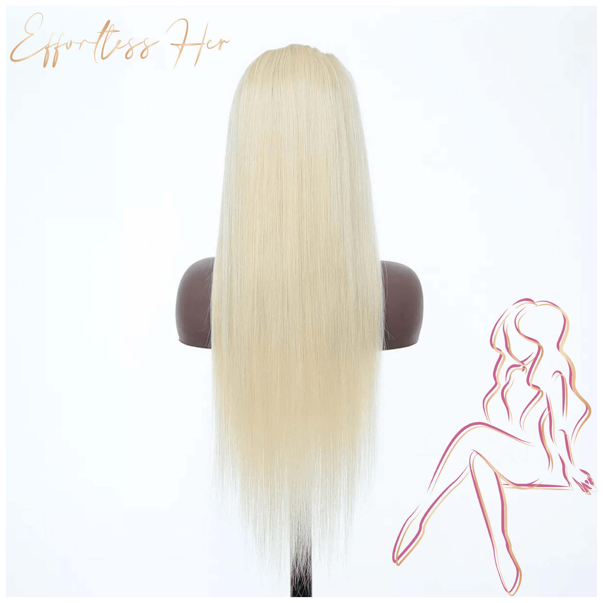 Raw Brazilian hair perfect for coloring and styling. No tangling, no shedding and long lasting. 5*5 lace with small knots. 180% density. 